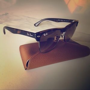 Ray Ban 4175 Large frame clubmasters sunglasses